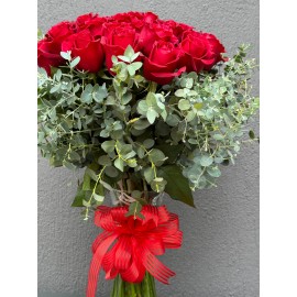 KALİPSO VAZODA 41 KIRMIZI GÜL